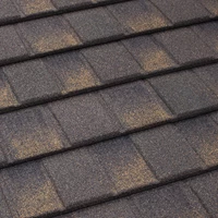 Barkwood metal tile roofing