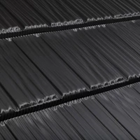 Ebony metal tile roofing