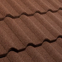 Cedar metal tile roofing