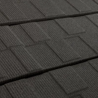 charcoal metal tile roofing