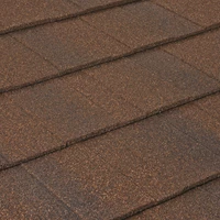 Walnut metal tile roofing